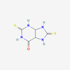 2,8-bis(sulfanylidene)-4,5,7,9-tetrahydro-3H-purin-6-one