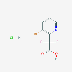 2-(3-Bromopyridin-2-yl)-2,2-difluoroacetic acid hydrochloride