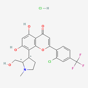 molecular formula C22H18Cl2F3NO5 B12349453 CID 156588591 