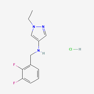 N-(2,3-Difluorobenzyl)-1-ethyl-1H-pyrazol-4-amine