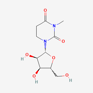 1-[(2R,3R,4S,5R)-3,4-dihydroxy-5-(hydroxymethyl)oxolan-2-yl]-3-methyl-1,3-diazinane-2,4-dione