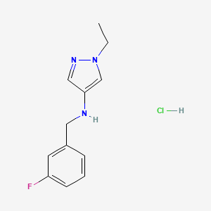 1-Ethyl-N-(3-fluorobenzyl)-1H-pyrazol-4-amine