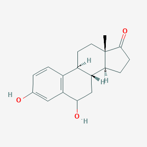 molecular formula C18H22O3 B123496 (8R,9S,13S,14S)-3,6-二羟基-13-甲基-7,8,9,11,12,14,15,16-八氢-6H-环戊[a]菲并蒽-17-酮 CAS No. 1476-78-4