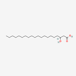 molecular formula C20H40O3 B1234963 3-Hydroxyicosanoic acid 