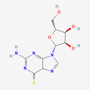 2-amino-9-[(2R,3R,4S,5R)-3,4-dihydroxy-5-(hydroxymethyl)oxolan-2-yl]-5H-purine-6-thione