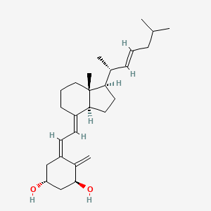 molecular formula C27H42O2 B1234964 (5Z,7E,22E)-(1S,3R)-9,10-seco-5,7,10(19),22-cholestatetraene-1,3-diol 