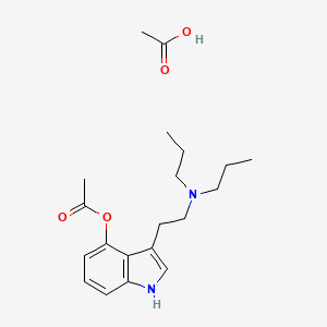 3-[2-(dipropylamino)ethyl]-1H-indol-4-ol,4-acetate