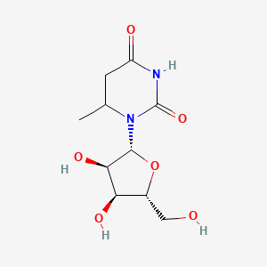 1-[(2R,3R,4S,5R)-3,4-dihydroxy-5-(hydroxymethyl)oxolan-2-yl]-6-methyl-1,3-diazinane-2,4-dione