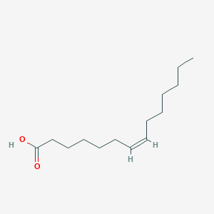 molecular formula C14H26O2 B1234967 7Z-tetradecenoic acid 