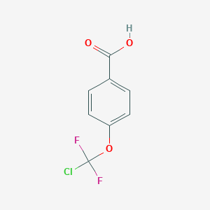 molecular formula C8H5ClF2O3 B123497 4-(Difluorochloromethoxy)benzoic acid CAS No. 147992-34-5