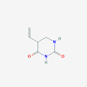 molecular formula C6H8N2O2 B12349713 5-Ethenyl-1,3-diazinane-2,4-dione 