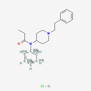 N-(1-phenethylpiperidin-4-yl)-N-(phenyl-13C6)propionamide,monohydrochloride