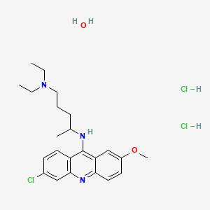 N4-(6-Chloro-2-methoxyacridin-9-yl)-N1,N1-diethylpentane-1,4-diamine dihydrochloride hydrate