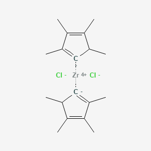 Zirconium, dichlorobis[(1,2,3,4,5-eta)-1,2,3,4-tetramethyl-2,4-cyclopentadien-1-yl]-