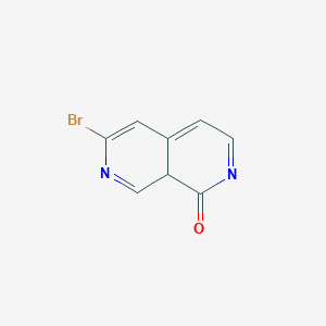 6-bromo-8aH-2,7-naphthyridin-1-one