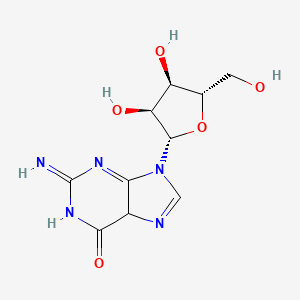 9-[(2S,3S,4R,5S)-3,4-dihydroxy-5-(hydroxymethyl)oxolan-2-yl]-2-imino-5H-purin-6-one