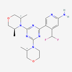 molecular formula C20H25F2N7O2 B12349957 CID 156588673 