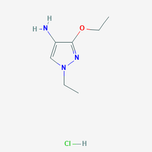 3-Ethoxy-1-ethylpyrazol-4-amine;hydrochloride