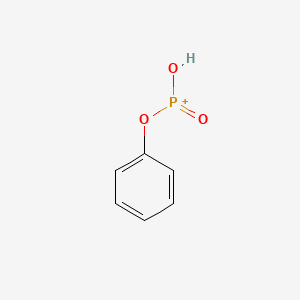 molecular formula C6H6O3P+ B1234998 Phenyl hydrogen phosphonate CAS No. 2310-89-6