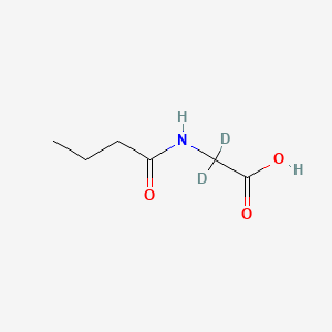 molecular formula C6H11NO3 B12349981 N-Butyrylglycine-2,2-D2 CAS No. 1219799-10-6