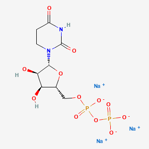 trisodium;[[(2R,3S,4R,5R)-5-(2,4-dioxo-1,3-diazinan-1-yl)-3,4-dihydroxyoxolan-2-yl]methoxy-oxidophosphoryl] phosphate