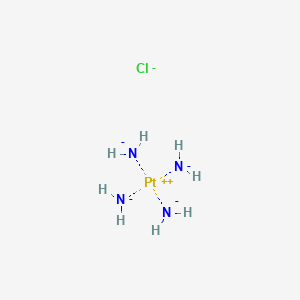 Azanide;platinum(2+);chloride