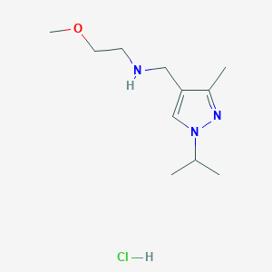 [(1-isopropyl-3-methyl-1H-pyrazol-4-yl)methyl](2-methoxyethyl)amine