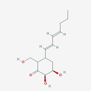 (2R,3R)-5-[(1E,3E)-hepta-1,3-dienyl]-2,3-dihydroxy-6-(hydroxymethyl)cyclohexan-1-one