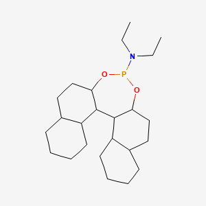 N,N-diethyl-12,14-dioxa-13-phosphapentacyclo[13.8.0.02,11.03,8.018,23]tricosan-13-amine