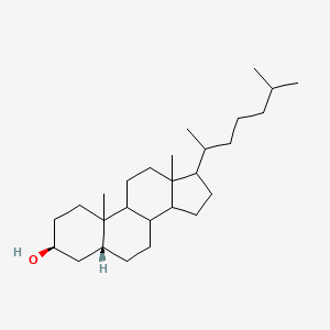 molecular formula C27H48O B1235006 Cholestan-3-ol, (3beta,5beta)- 