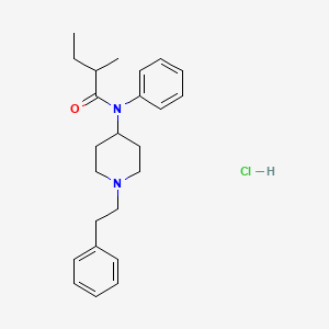 2-methyl-N-(1-phenethylpiperidin-4-yl)-N-phenylbutanamide