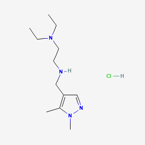 N'-[(1,5-dimethyl-1H-pyrazol-4-yl)methyl]-N,N-diethylethane-1,2-diamine