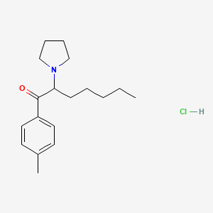 2-(Pyrrolidin-1-yl)-1-(p-tolyl)heptan-1-one,monohydrochloride