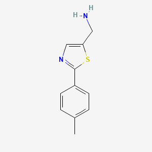 C-(2-p-Tolyl-thiazol-5-yl)-methylamine