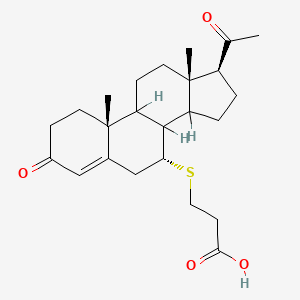7alpha-Carboxyethyl-thioether-progesterone