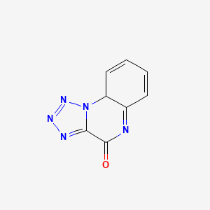 molecular formula C8H5N5O B12350275 Tetrazolo[1,5-a]quinoxalin-4(5H)-one (8CI,9CI) 