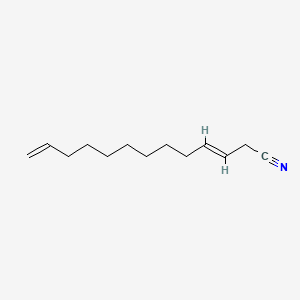 molecular formula C13H21N B12350276 3,12-Tridecadienenitrile CAS No. 124071-42-7