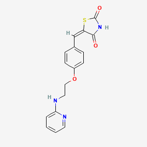 5-[4-[N-(2-Pyridylamino)ethoxy]benzylidene]thiazolidine-2,4-dione