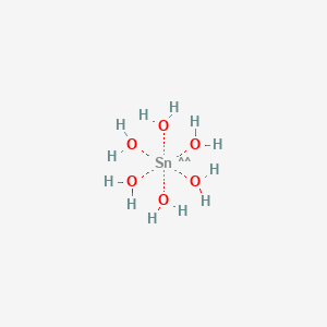 molecular formula H12O6Sn B1235041 六羟基锡(IV) CAS No. 21172-59-8