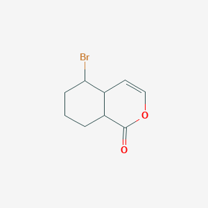 5-Bromo-4a,5,6,7,8,8a-hexahydroisochromen-1-one