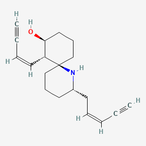 molecular formula C19H25NO B1235042 Histrionicotoxin CAS No. 34272-51-0