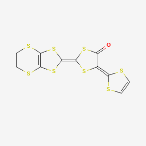 molecular formula C11H6OS8 B1235045 Edt-ttfvo 