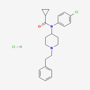 N-(4-chlorophenyl)-N-(1-phenethylpiperidin-4-yl)cyclopropanecarboxamide,monohydrochloride