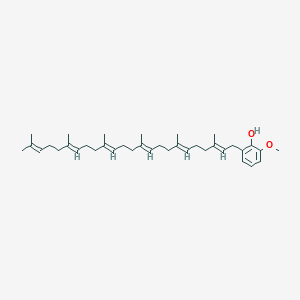 molecular formula C37H56O2 B1235049 2-Hexaprenyl-6-methoxyphenol 