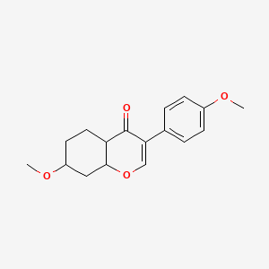 7-Methoxy-3-(4-methoxyphenyl)-4a,5,6,7,8,8a-hexahydrochromen-4-one