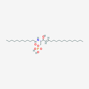 molecular formula C30H60NO6P B1235058 CerP(d18:1/12:0) 