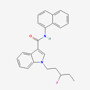 molecular formula C24H23FN2O B12350635 1-(3-fluoropentyl)-N-(naphthalen-1-yl)-1H-indole-3-carboxamide CAS No. 2365471-79-8