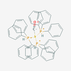 molecular formula C55H48IrOP3+3 B12350677 (T-4)-Carbonyltris(triphenylphosphine)iridium 