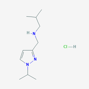 isobutyl[(1-isopropyl-1H-pyrazol-3-yl)methyl]amine