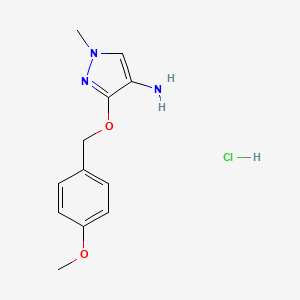 3-[(4-methoxybenzyl)oxy]-1-methyl-1H-pyrazol-4-amine